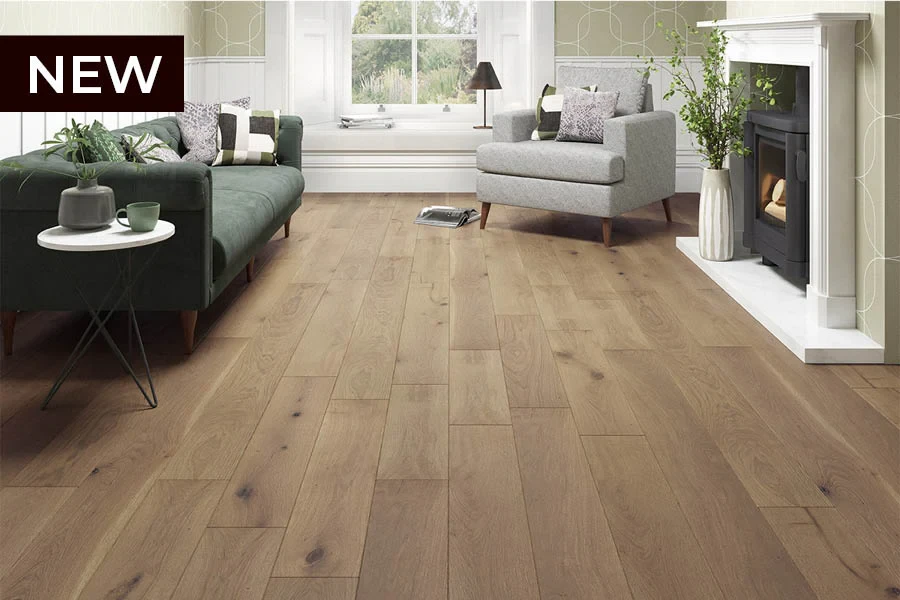 Home Choice Engineered European Rustic Oak Flooring (Blonde Matt Lacquered)