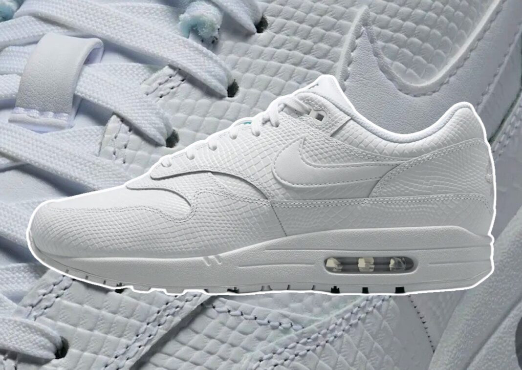 Nike Air Max 1 Premium “White Snakeskin” Now Available (May 2025)