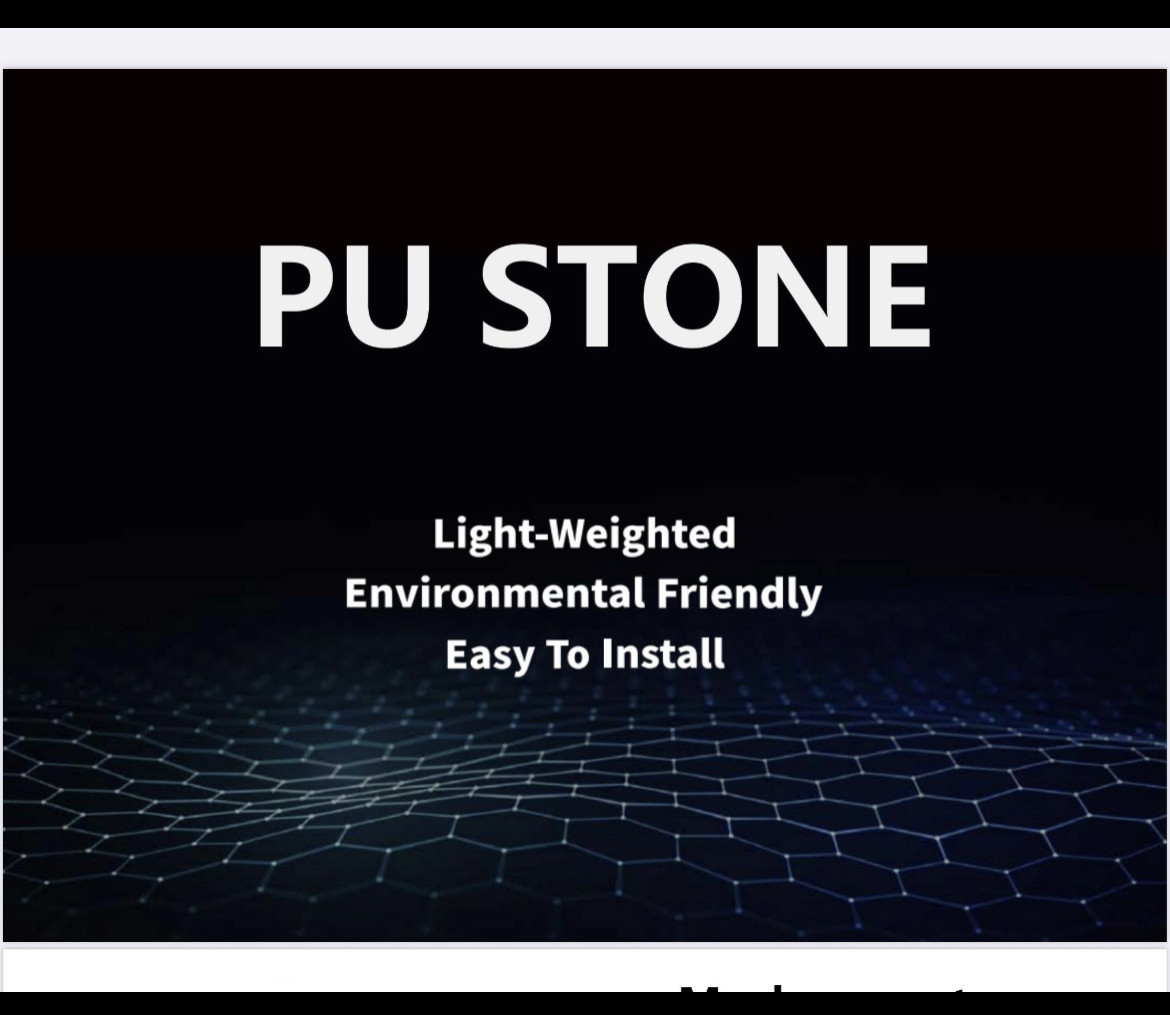 Pu stone walls